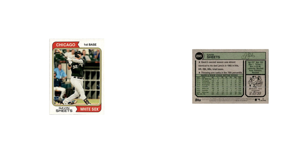 Gavin Sheets 2023 Topps Heritage  #295 Chicago White Sox Baseball Card NM