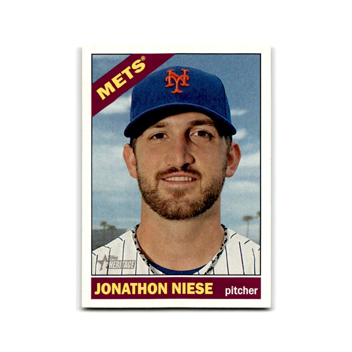 Jonathon Niese 2015 Topps Heritage #42 New York Mets Baseball Card NM