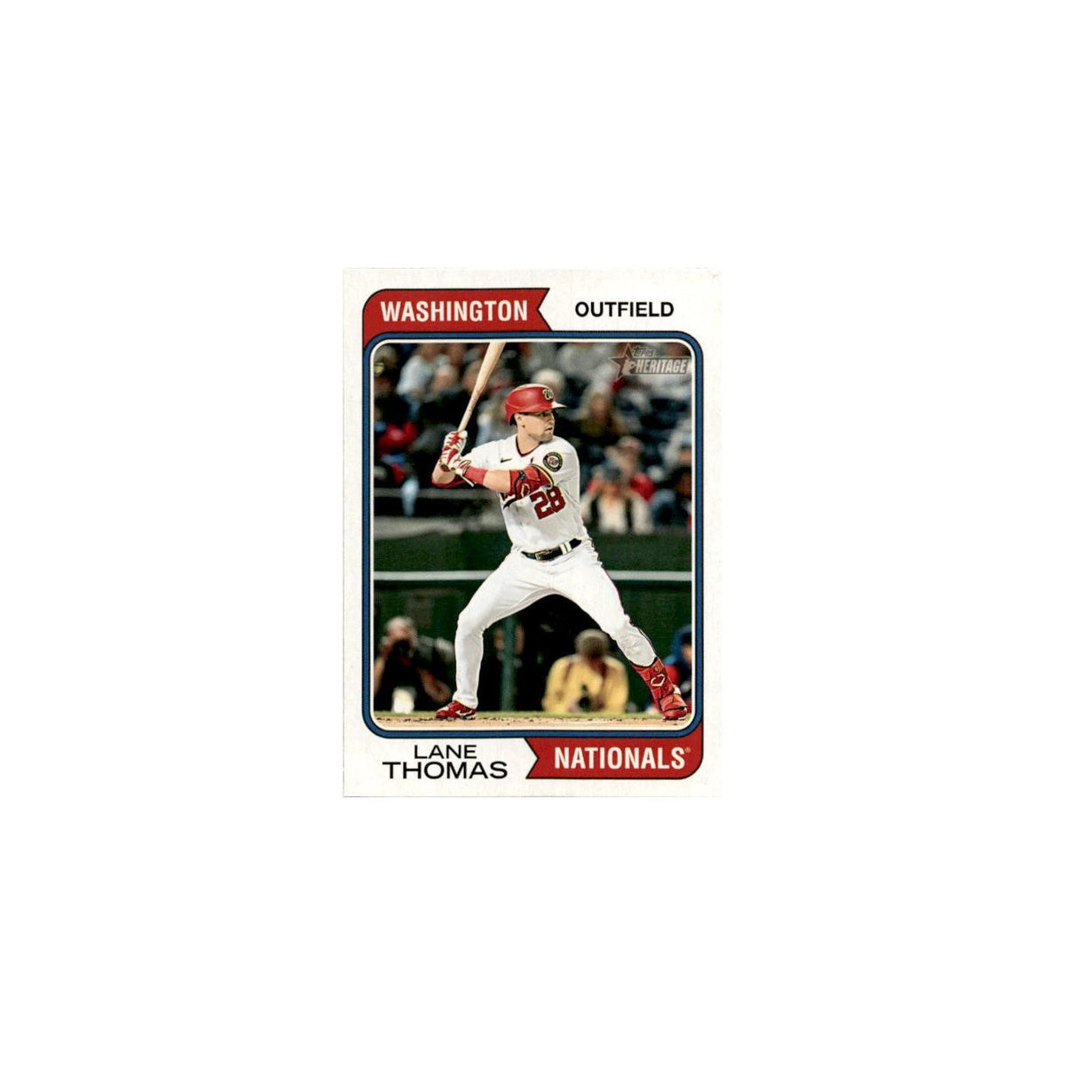 Lane Thomas 2023 Topps Heritage  #69 Washington Nationals Baseball Card NM