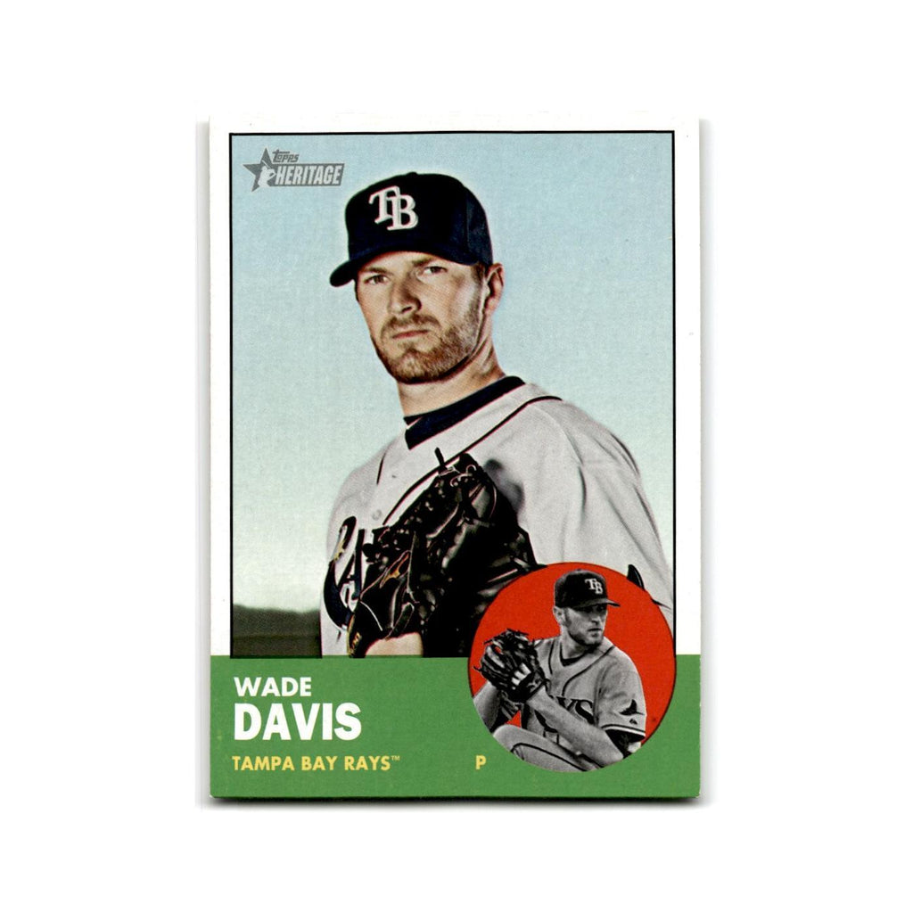 Wade Davis 2012 Topps Heritage #109 Tampa Bay Rays Baseball Card NM
