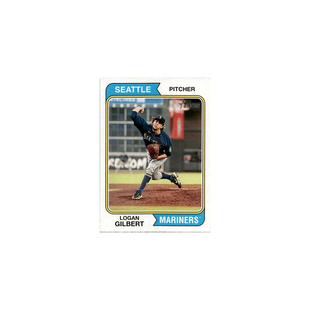 Logan Gilbert 2023 Topps Heritage  #247 Seattle Mariners Baseball Card NM