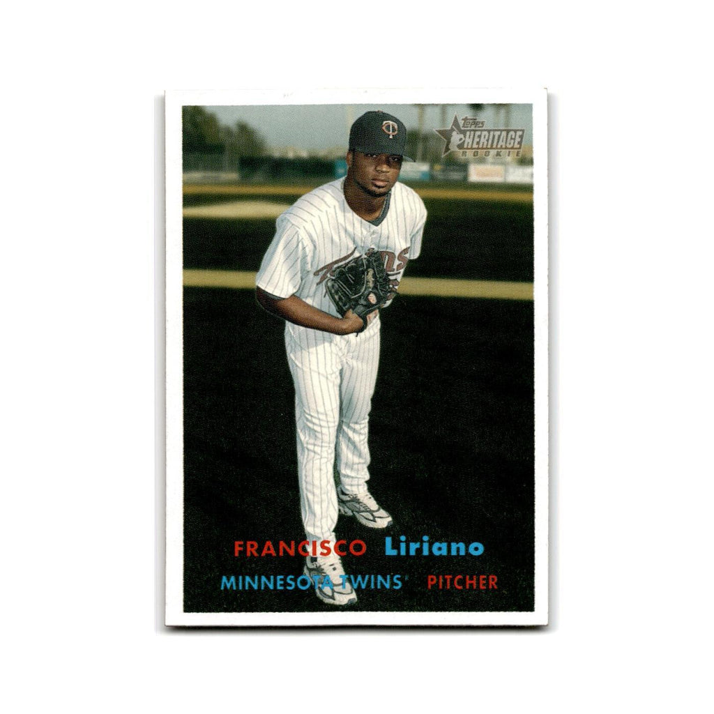 Francisco Liriano 2006 Topps Heritage #156 Minnesota Twins Baseball Card NM