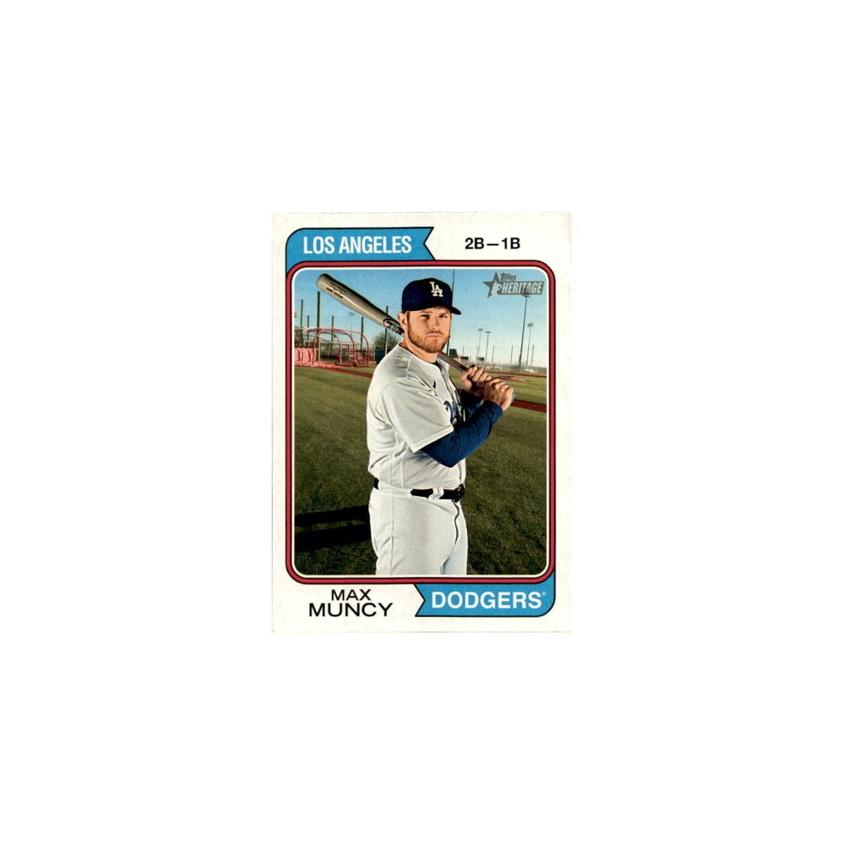 Max Muncy 2023 Topps Heritage  #194 Los Angeles Dodgers Baseball Card NM