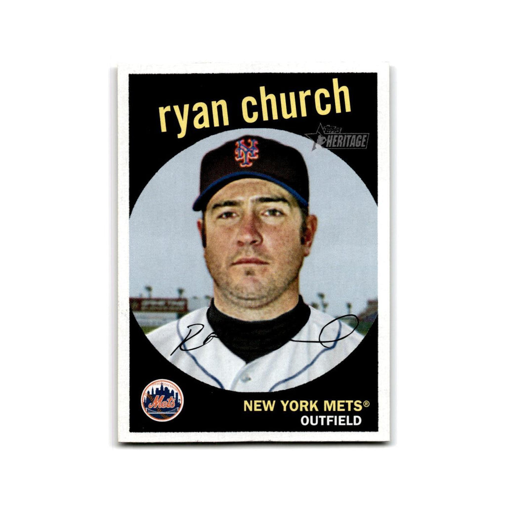Ryan Church 2008 Topps Heritage #398 New York Mets Baseball Card NM