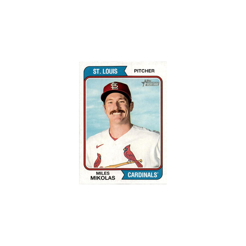 Miles Mikolas 2023 Topps Heritage  #393 St. Louis Cardinals Baseball Card NM