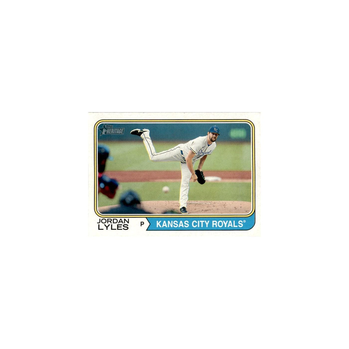 Jordan Lyles 2023 Topps Heritage  #160 Kansas City Royals Baseball Card NM
