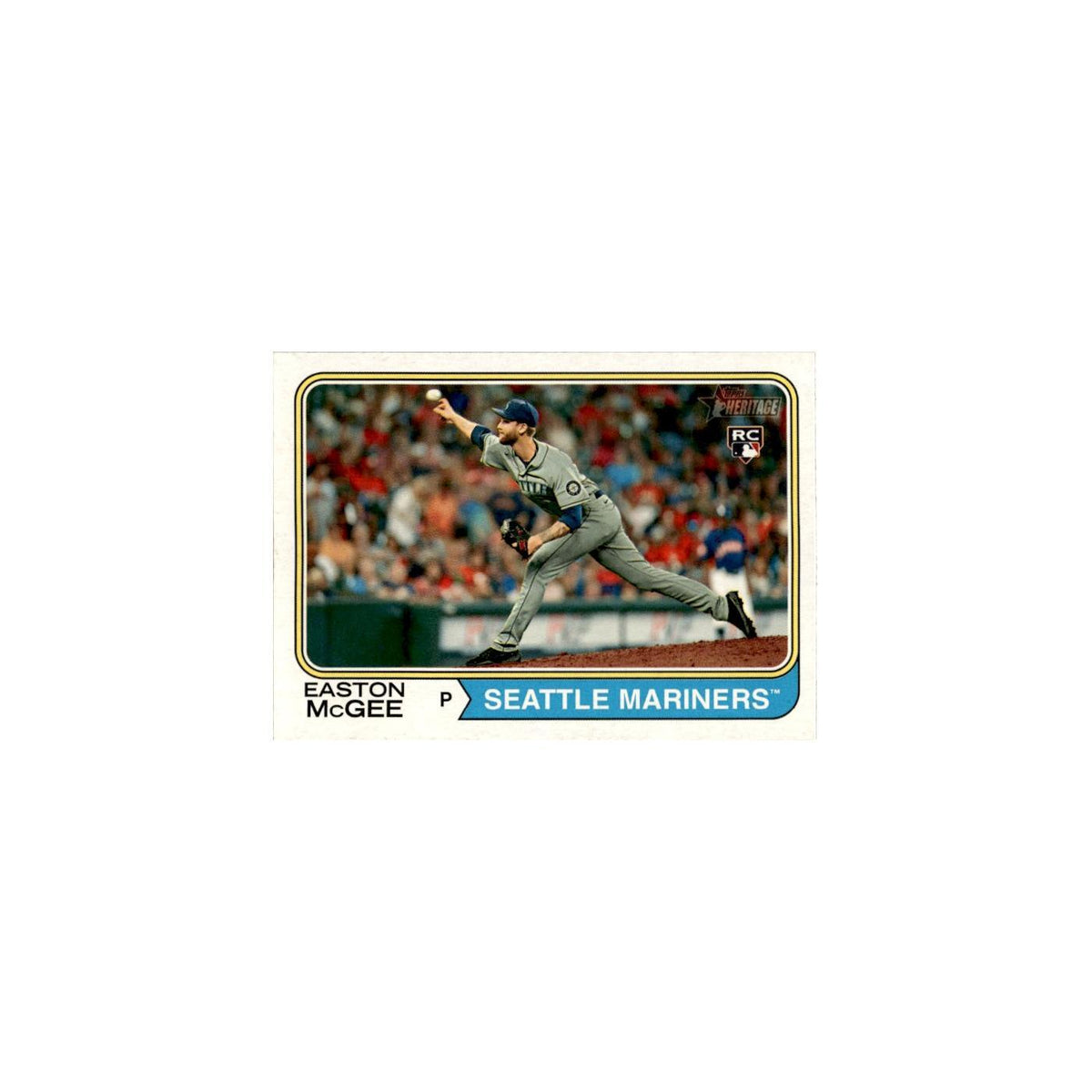 Easton Mcgee 2023 Topps Heritage #178 Seattle Mariners Baseball Card NM