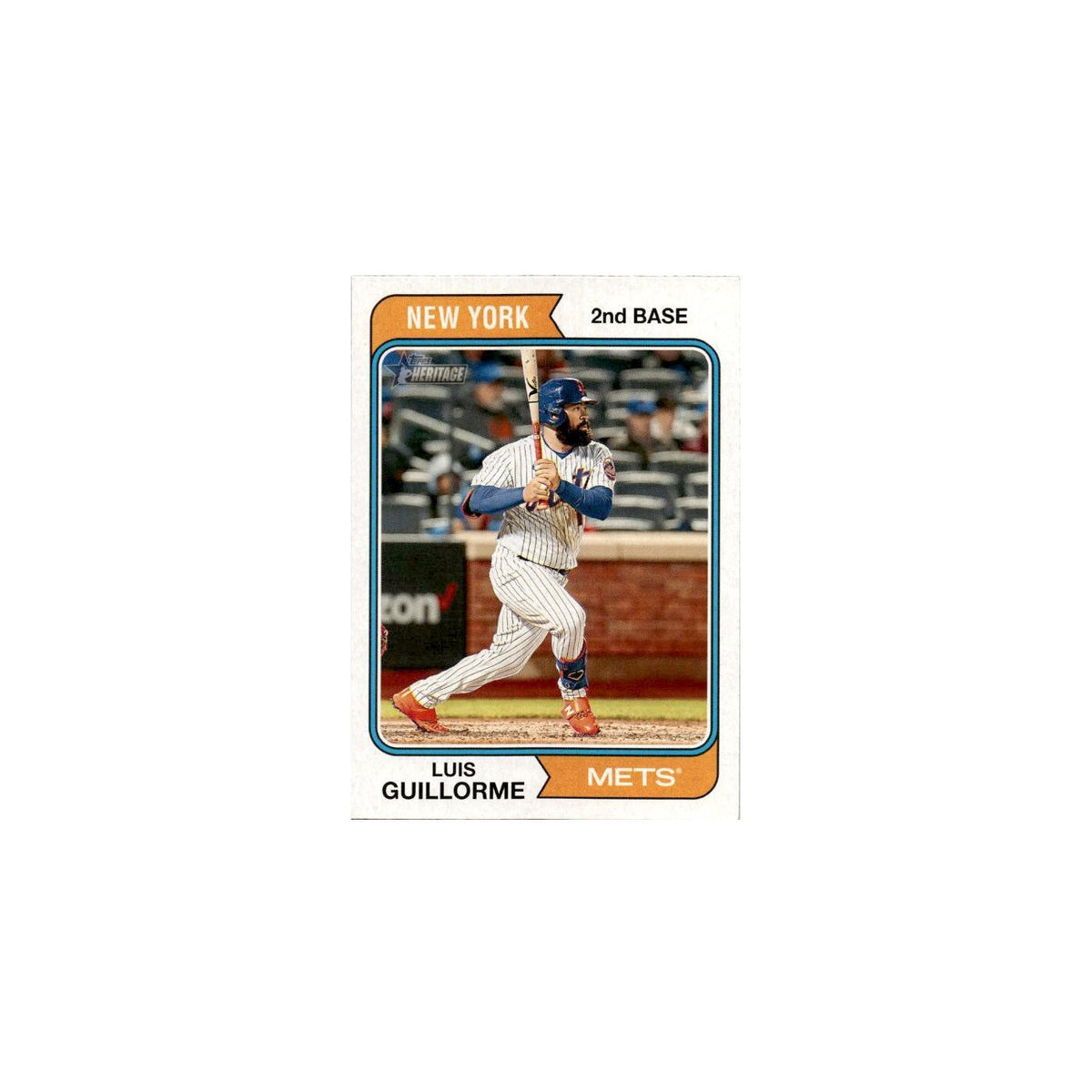Luis Guillorme 2023 Topps Heritage #16 New York Mets Baseball Card NM