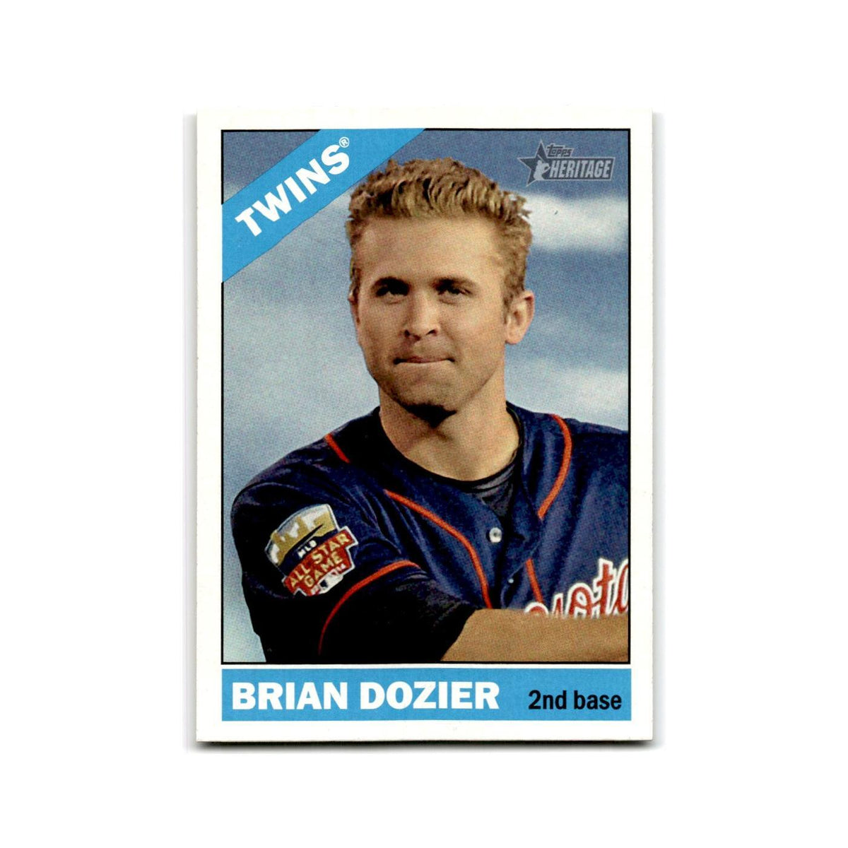 Brian Dozier 2015 Topps Heritage #120 Minnesota Twins Baseball Card NM