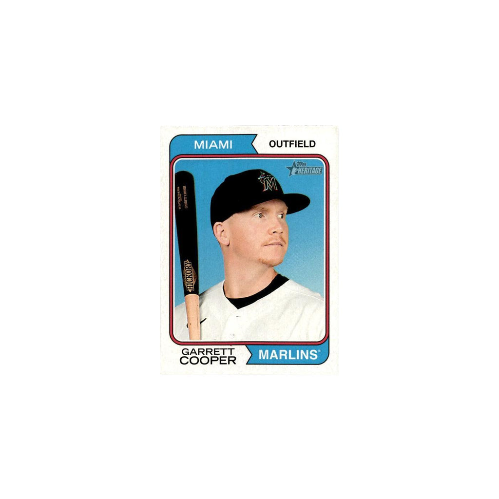 Garrett Cooper 2023 Topps Heritage #216 Miami Marlins Baseball Card NM
