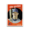 Alex Gordon 2008 Topps Heritage #86 Kansas City Royals Baseball Card NM