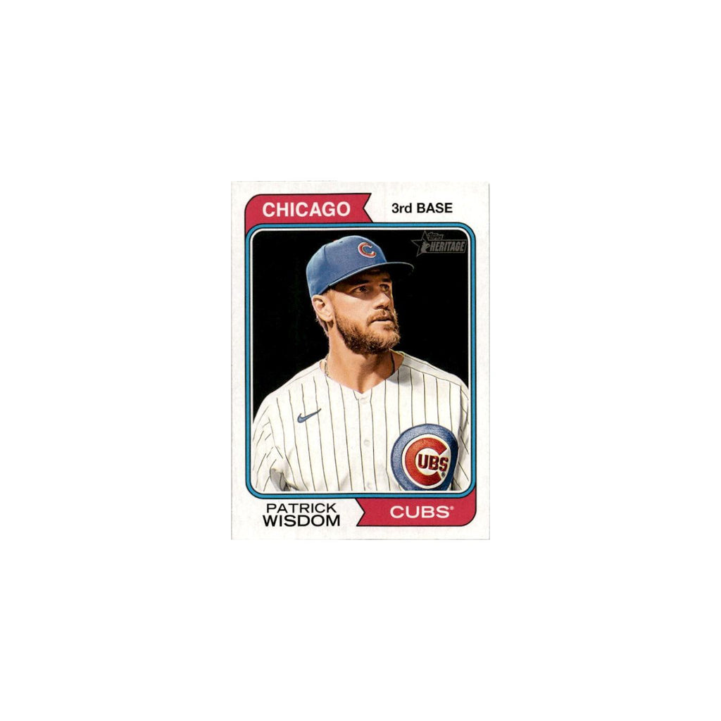 Patrick Wisdom 2023 Topps Heritage  #228 Chicago Cubs Baseball Card NM