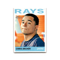 Chris Archer 2013 Topps Heritage #411 Tampa Bay Rays Baseball Card NM
