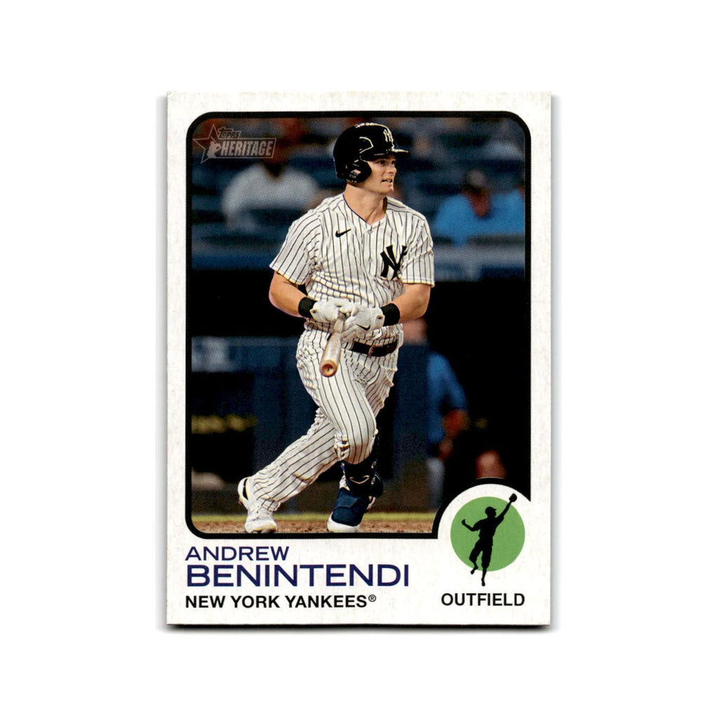 Andrew Benintendi 2022 Topps Heritage #690 New York Yankees Baseball Card NM