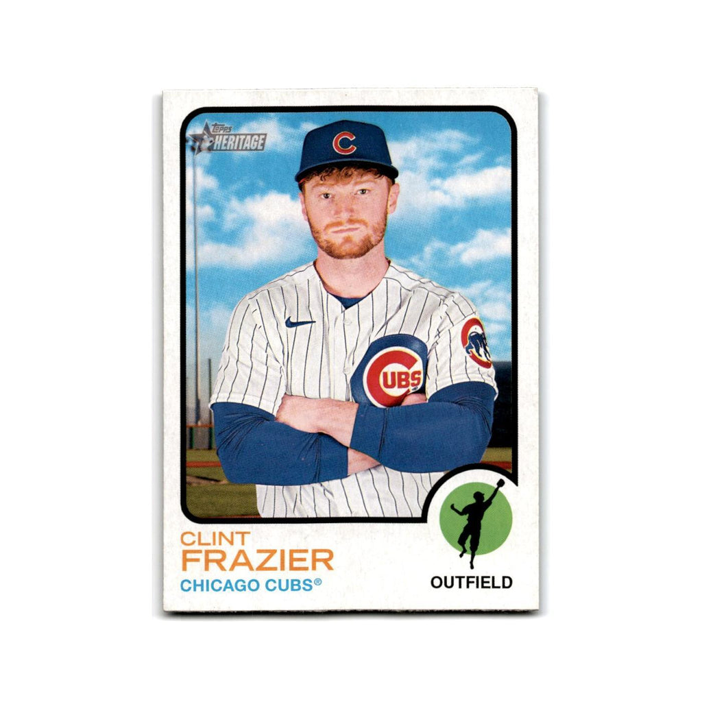 Clint Frazier 2022 Topps Heritage #566 Chicago Cubs Baseball Card NM