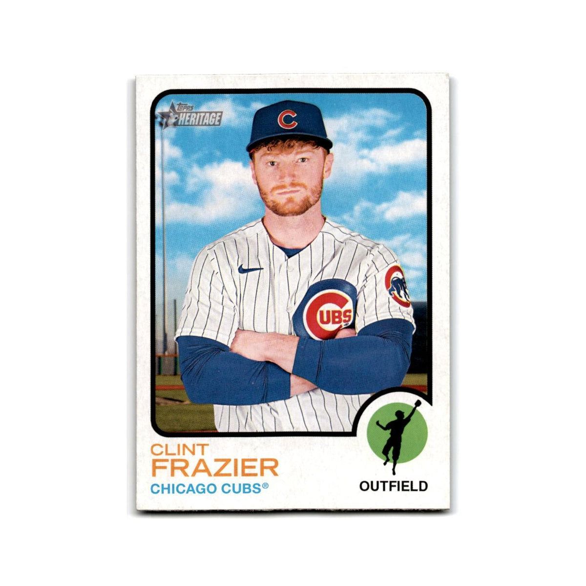 Clint Frazier 2022 Topps Heritage #566 Chicago Cubs Baseball Card NM