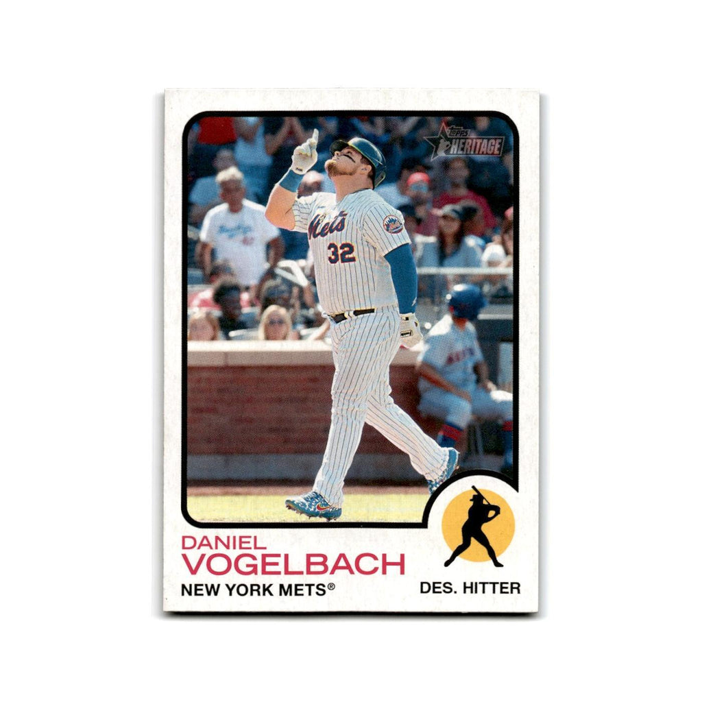 Daniel Vogelbach 2022 Topps Heritage #699 New York Mets Baseball Card NM