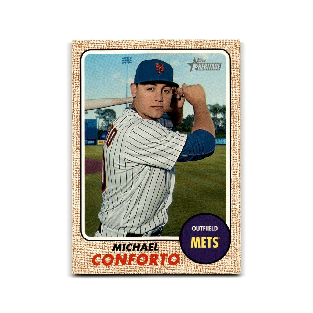 Michael Conforto 2017 Topps Heritage #232 New York Mets Baseball Card NM