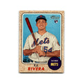 T.J. Rivera Rookie 2017 Topps Heritage #697 New York Mets Baseball Card NM