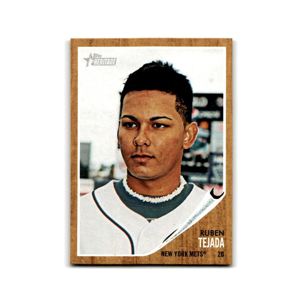 Ruben Tejada 2011 Topps Heritage #256 New York Mets Baseball Card NM