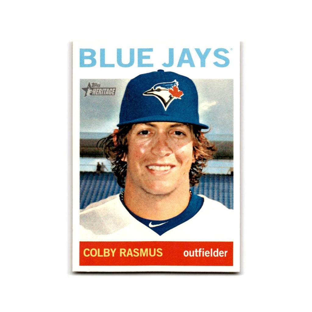 Colby Rasmus 2013 Topps Heritage #117 Toronto Blue Jays Baseball Card NM