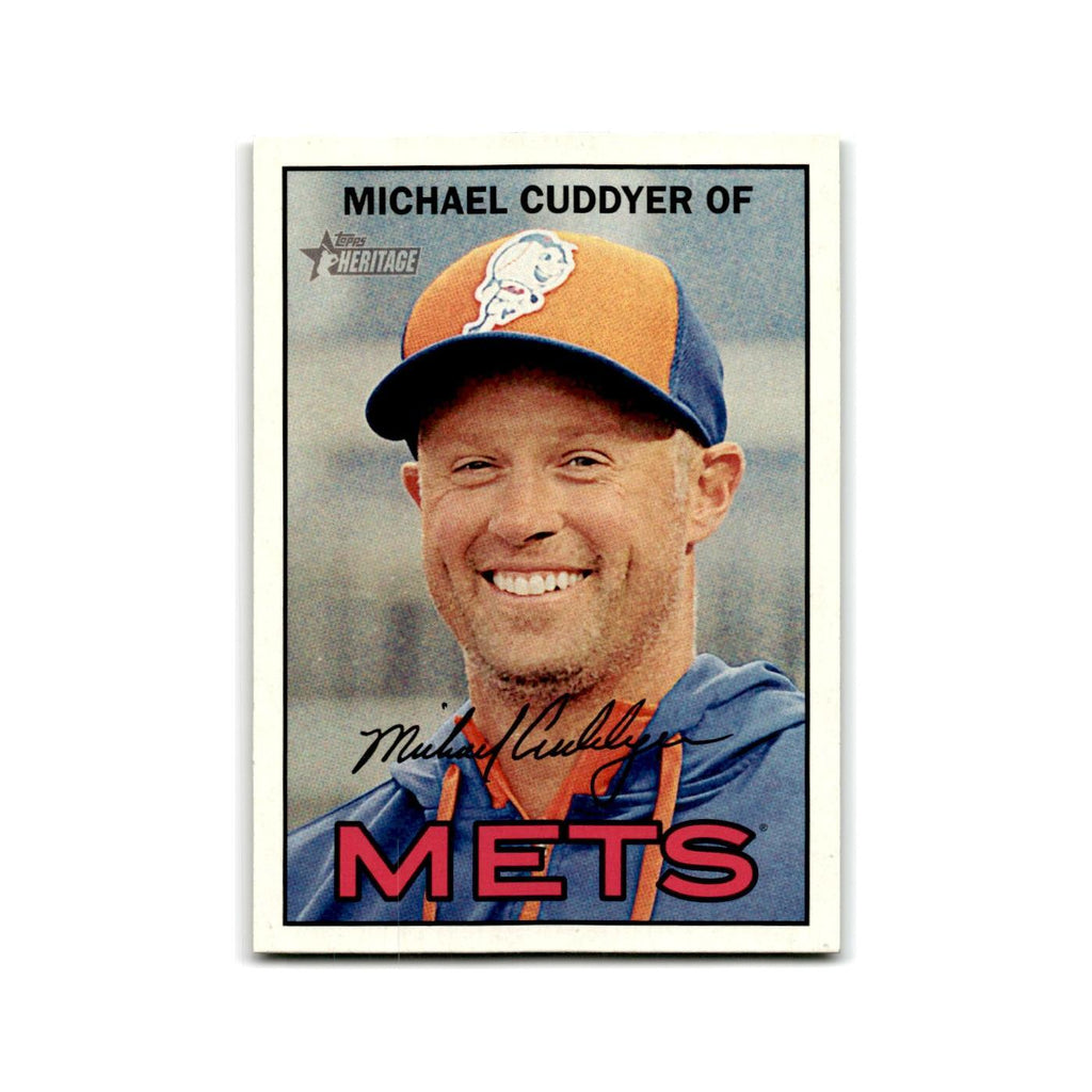 Michael Cuddyer 2016 Topps Heritage #144 New York Mets Baseball Card NM