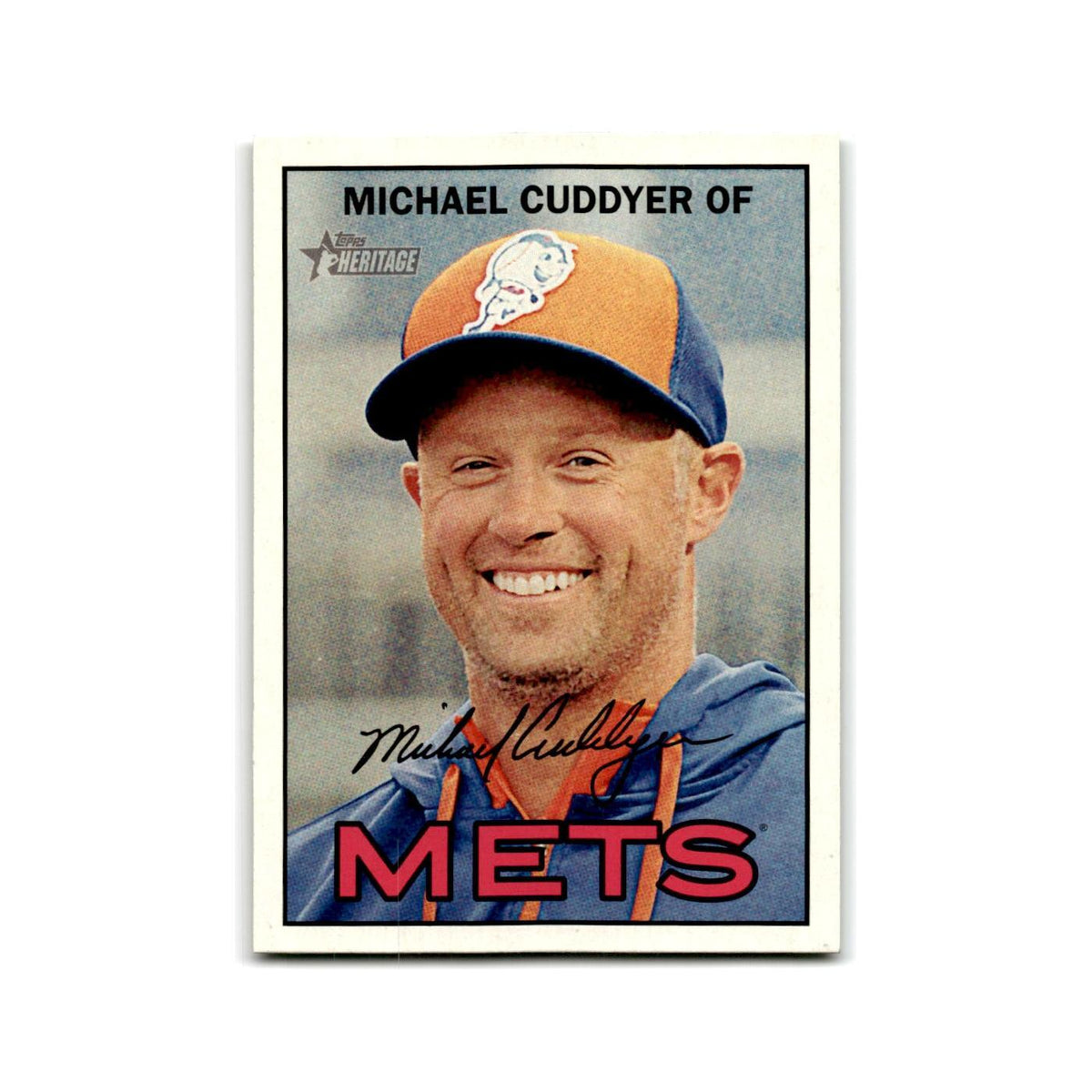 Michael Cuddyer 2016 Topps Heritage #144 New York Mets Baseball Card NM