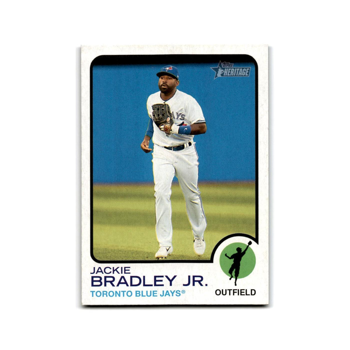 Jackie Bradley 2022 Topps Heritage #684 Toronto Blue Jays Baseball Card NM