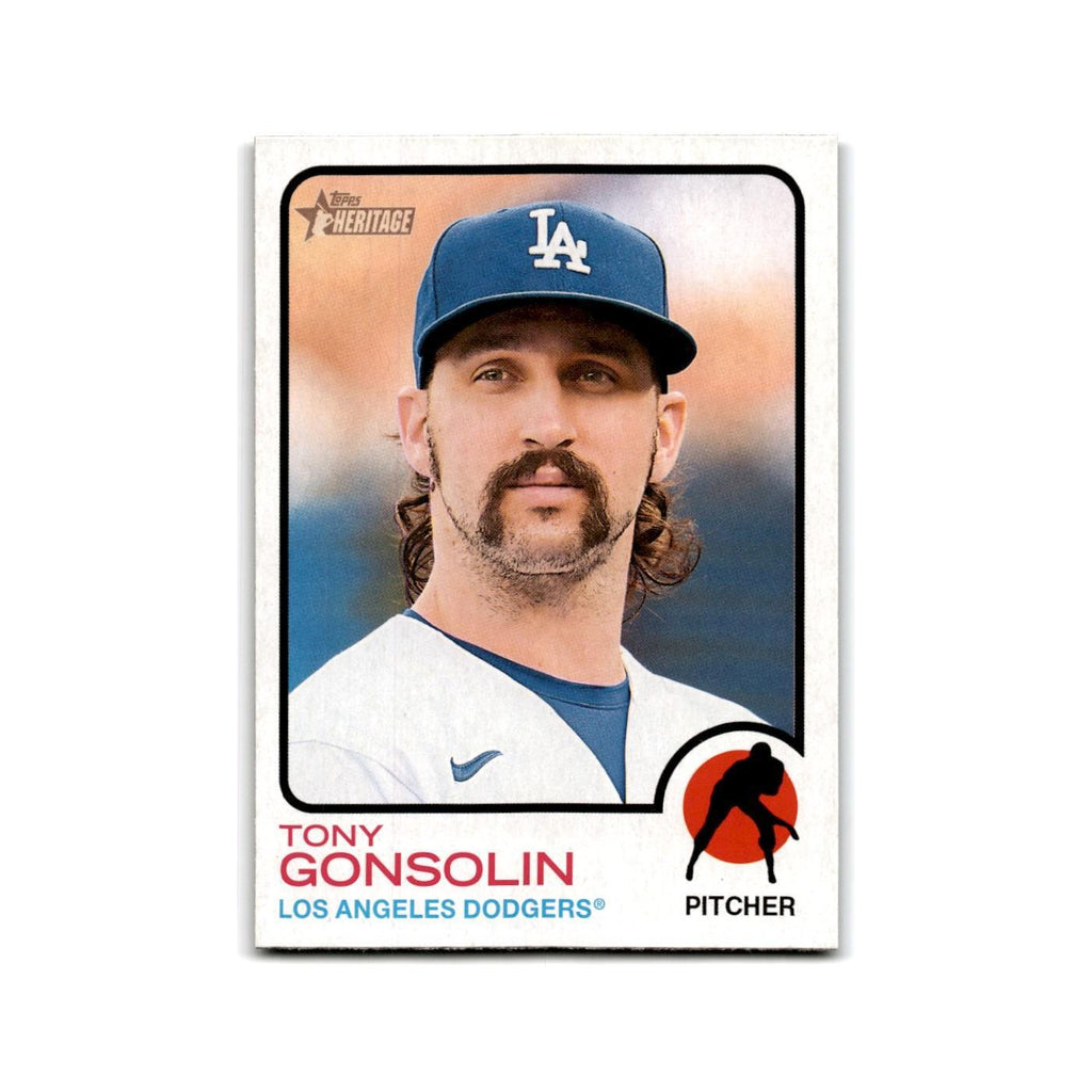 Tony Gonsolin 2023 Topps Heritage #202 Los Angeles Dodgers Baseball Card NM