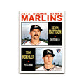 Kevin Mattison Tom Koehler Rookie 2013 Topps Heritage #337 Miami Marlins NM