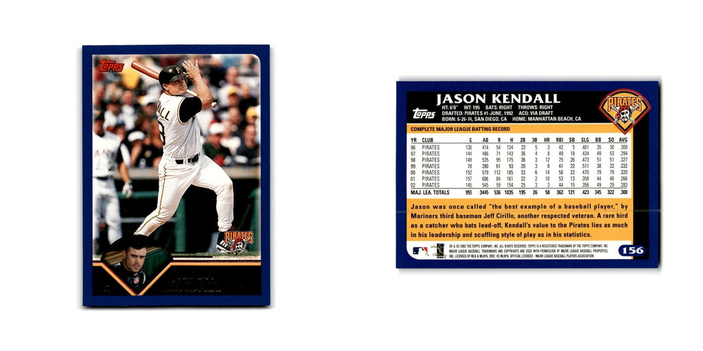 Jason Kendall 2003 Topps #156 Pittsburgh Pirates Baseball Card NM