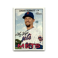 Logan Verrett 2016 Topps Heritage #523 New York Mets Baseball Card NM