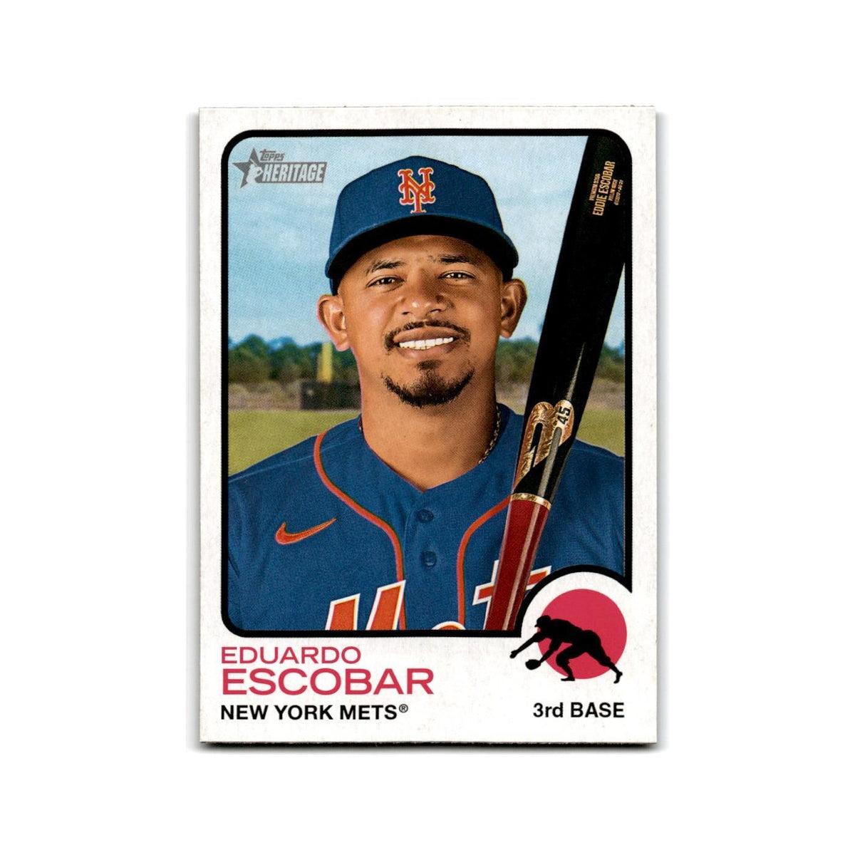 Eduardo Escobar 2022 Topps Heritage #538 New York Mets Baseball Card NM