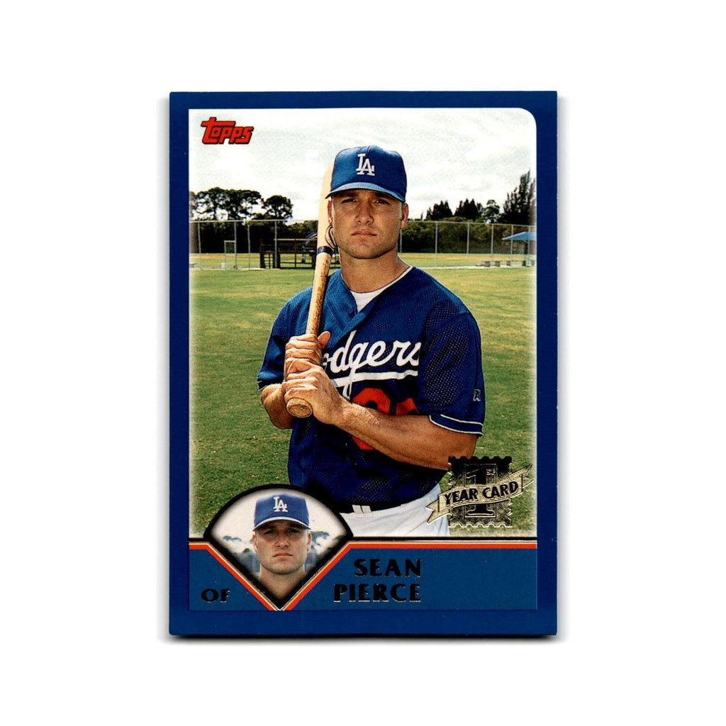 Sean Pierce 2003 Topps #299 Los Angeles Dodgers Baseball Card NM