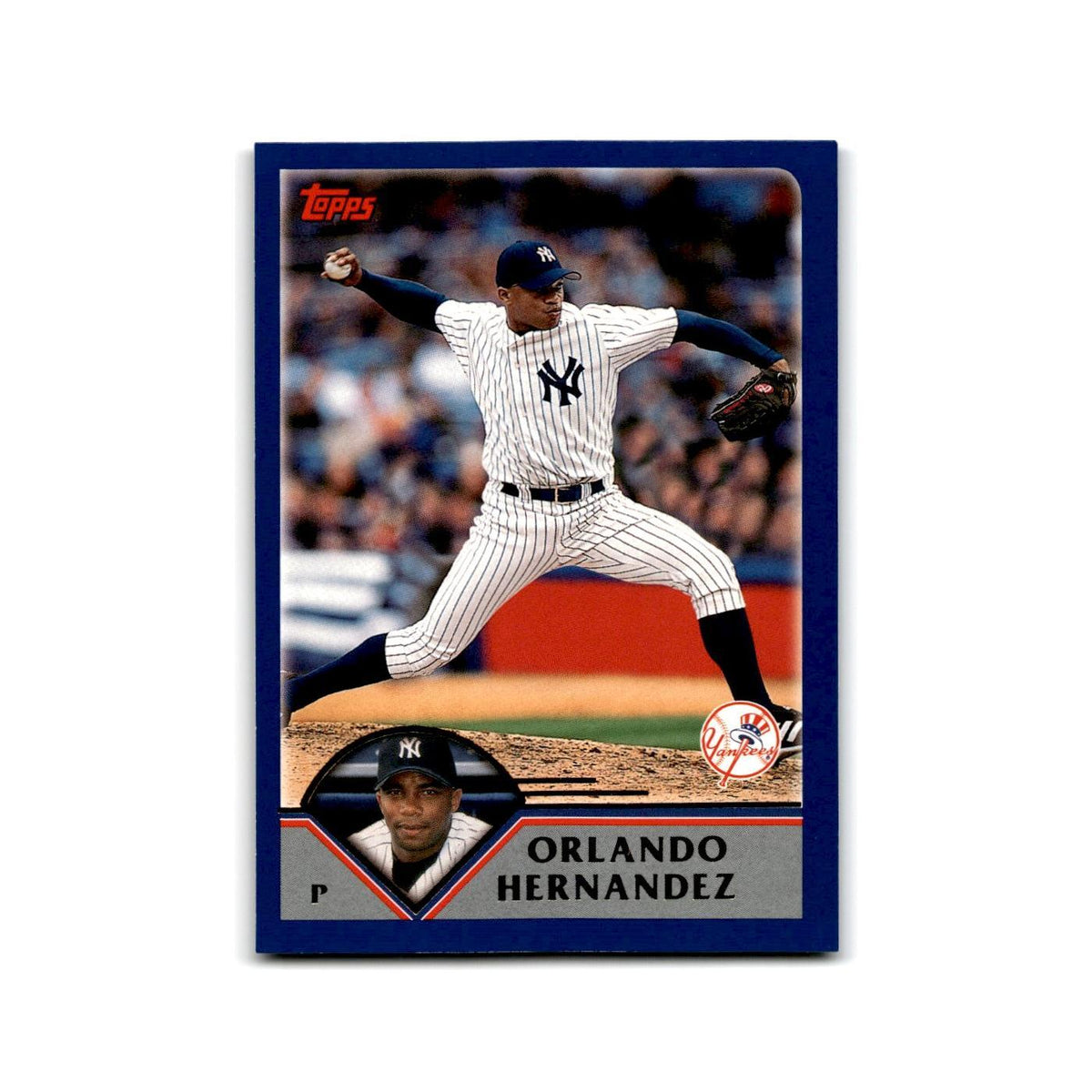 Orlando Hernandez 2003 Topps #241 New York Yankees Baseball Card NM