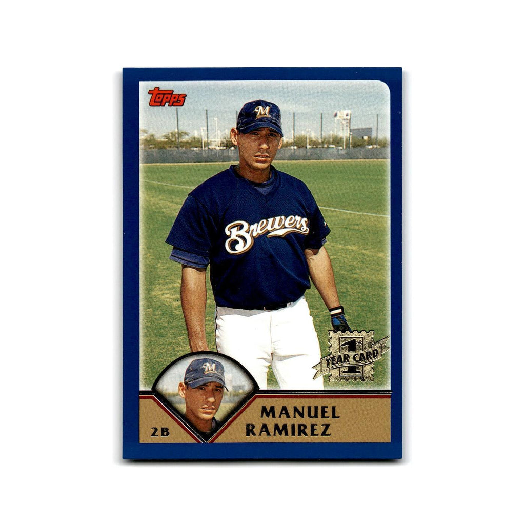 Manuel Ramirez Rookie 2003 Topps #295 Milwaukee Brewers Baseball Card NM