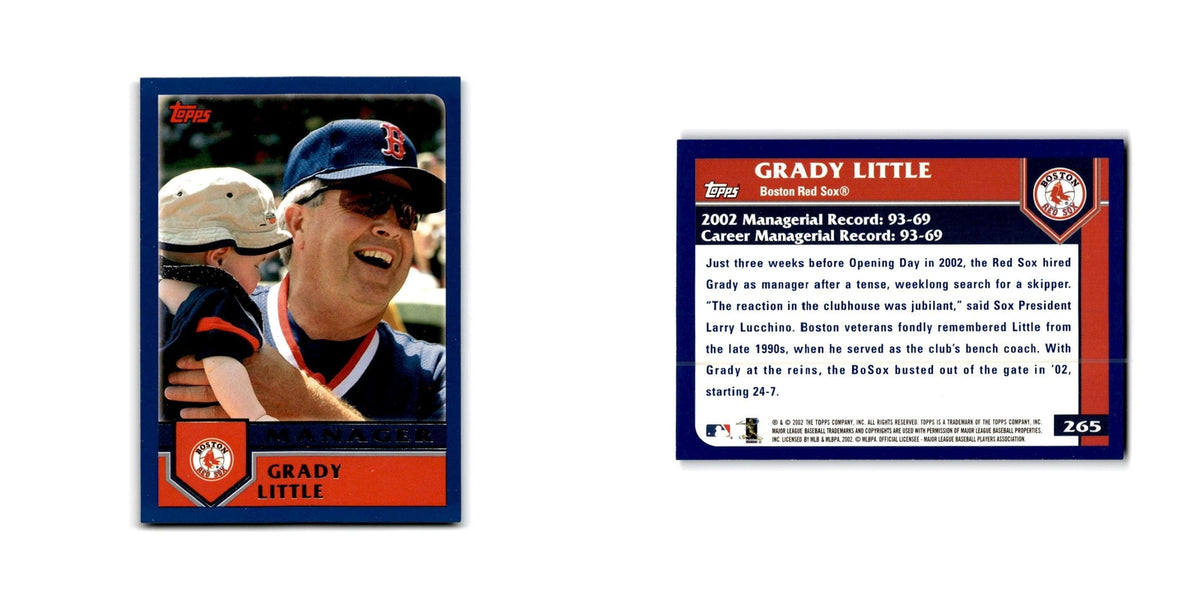 Grady Little 2003 Topps #265 Boston Red Sox Baseball Card NM