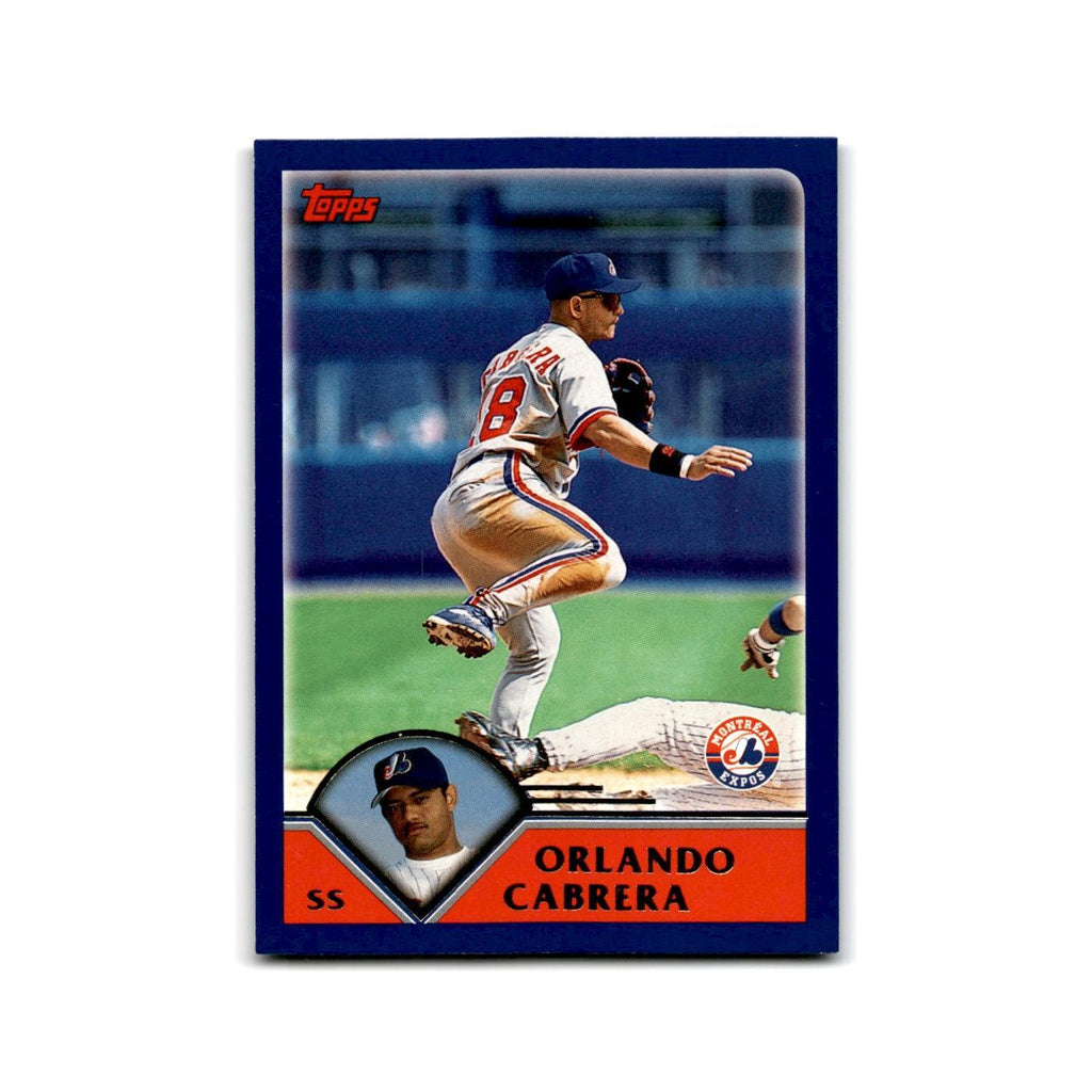 Orlando Cabrera 2003 Topps #91 Montreal Expos Baseball Card NM