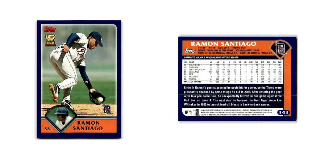 Ramon Santiago 2003 Topps #141 Detroit Tigers Baseball Card NM