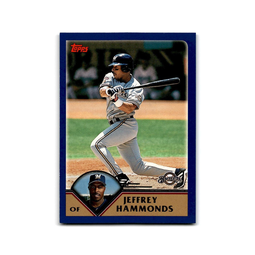 Jeffrey Hammonds 2003 Topps #92 Milwaukee Brewers Baseball Card NM