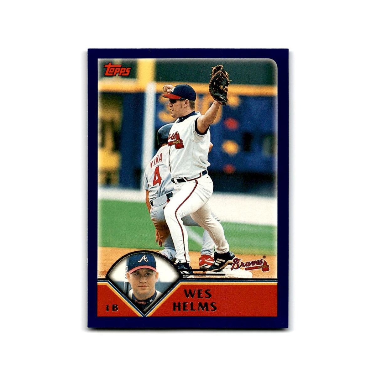 Wes Helms 2003 Topps #194 Atlanta Braves Baseball Card NM