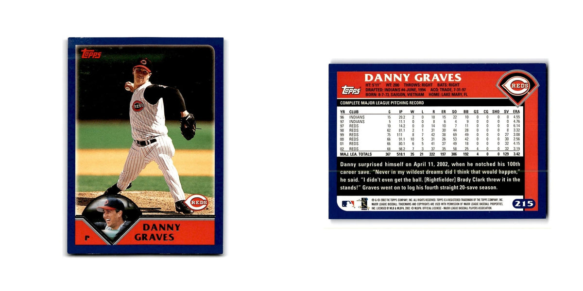 Danny Graves 2003 Topps #215 Cincinnati Reds Baseball Card NM