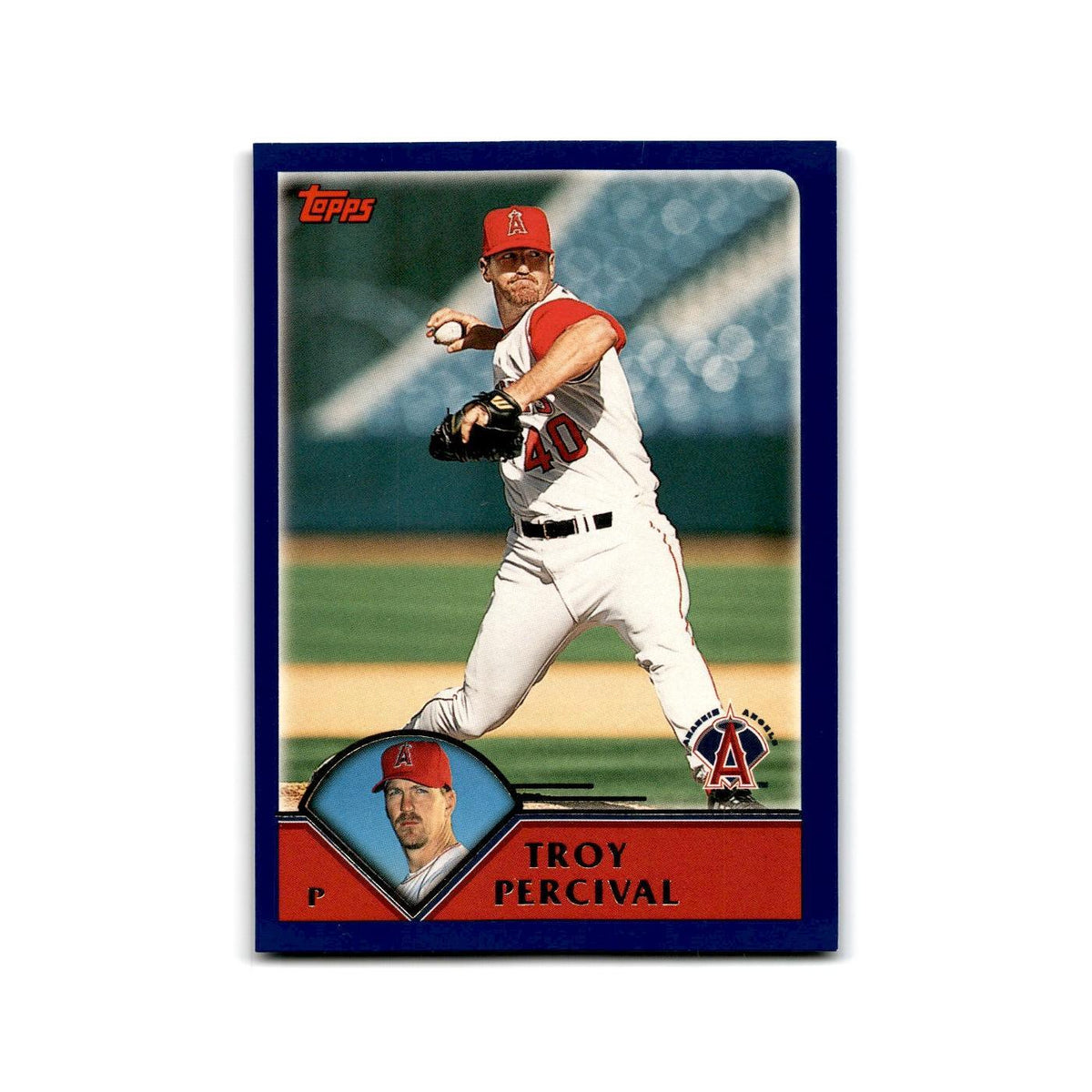 Troy Percival 2003 Topps #166 Anaheim Angels Baseball Card NM