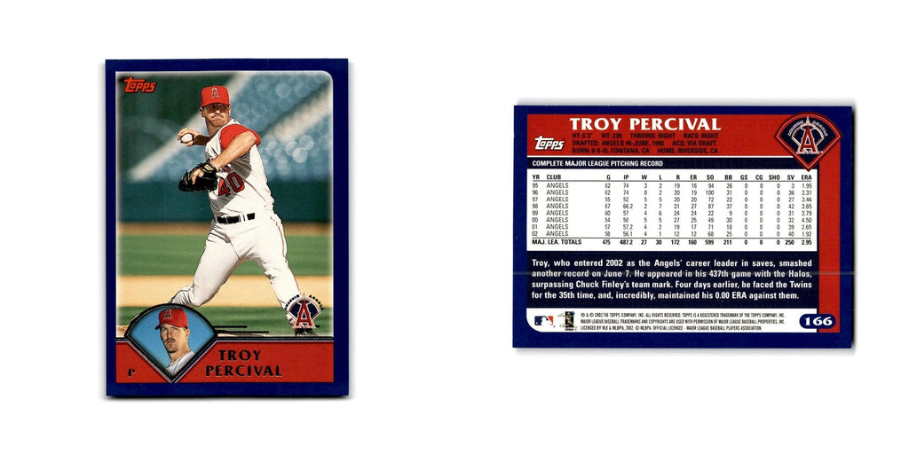 Troy Percival 2003 Topps #166 Anaheim Angels Baseball Card NM