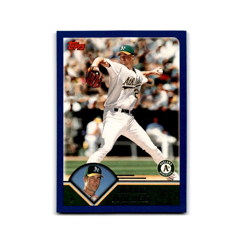 Mark Mulder 2003 Topps #6 Oakland Athletics Baseball Card NM