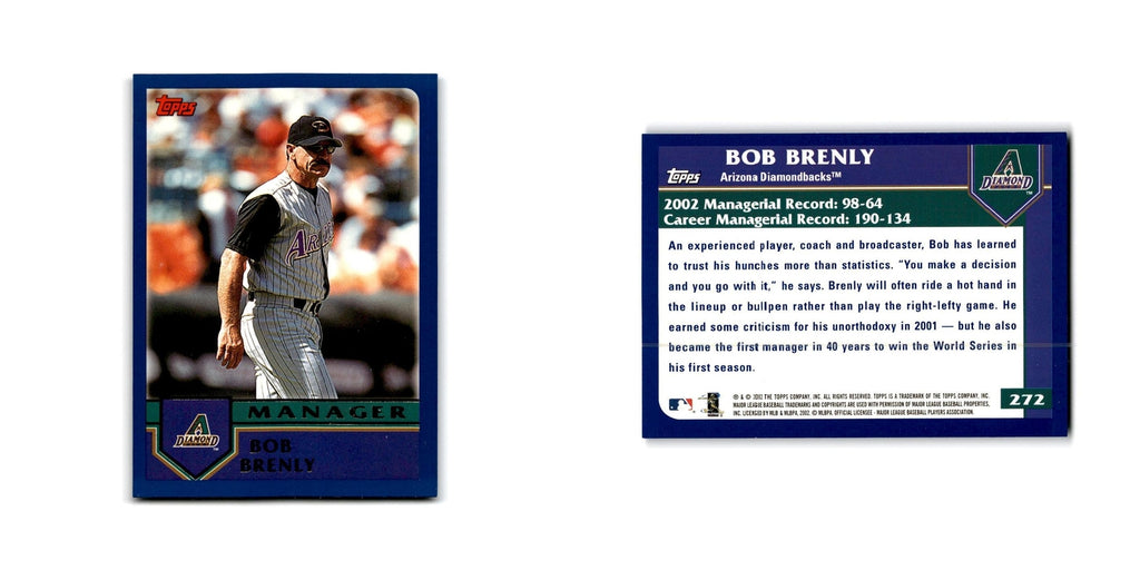 Bob Brenly 2003 Topps #272 Arizona Diamondbacks Baseball Card NM