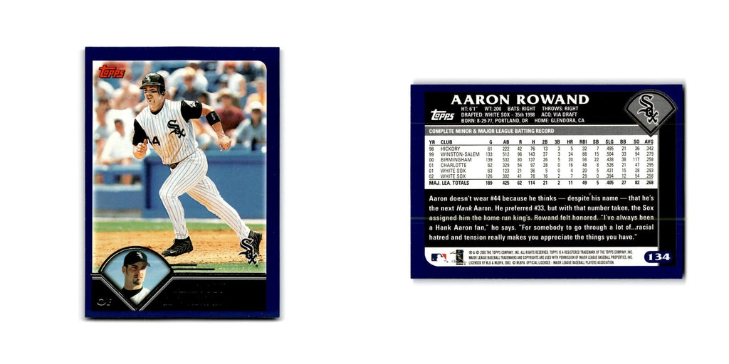 Aaron Rowand 2003 Topps #134 Chicago White Sox Baseball Card NM
