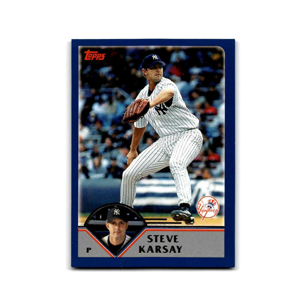 Steve Karsay 2003 Topps #5 New York Yankees Baseball Card NM