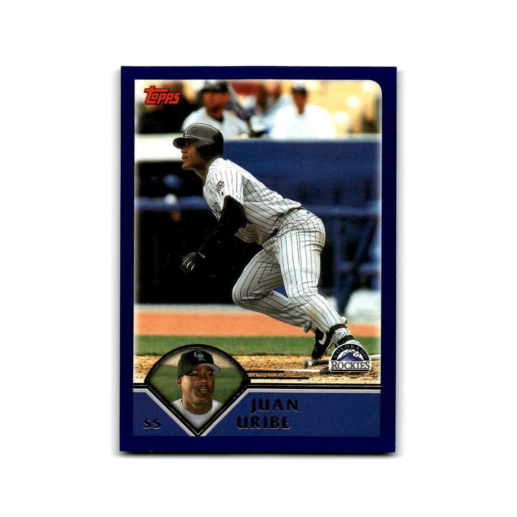 Juan Uribe 2003 Topps #126 Colorado Rockies Baseball Card NM