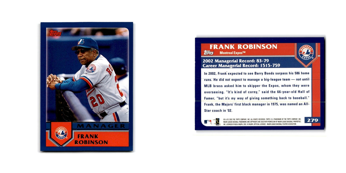 Frank Robinson 2003 Topps #279 Montreal Expos Baseball Card NM